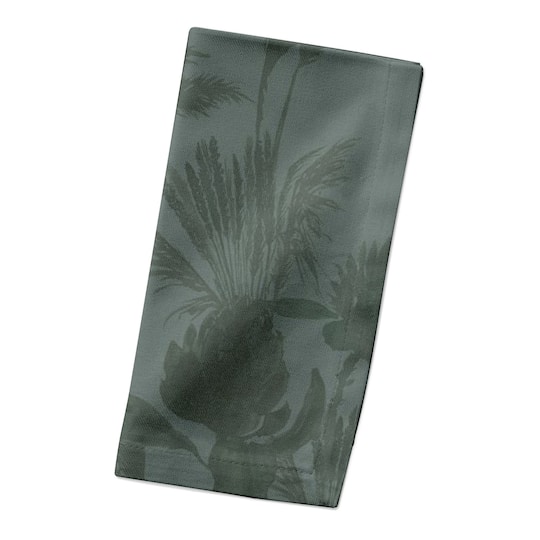 Tonal Protea Blooms Cotton Twill Napkin